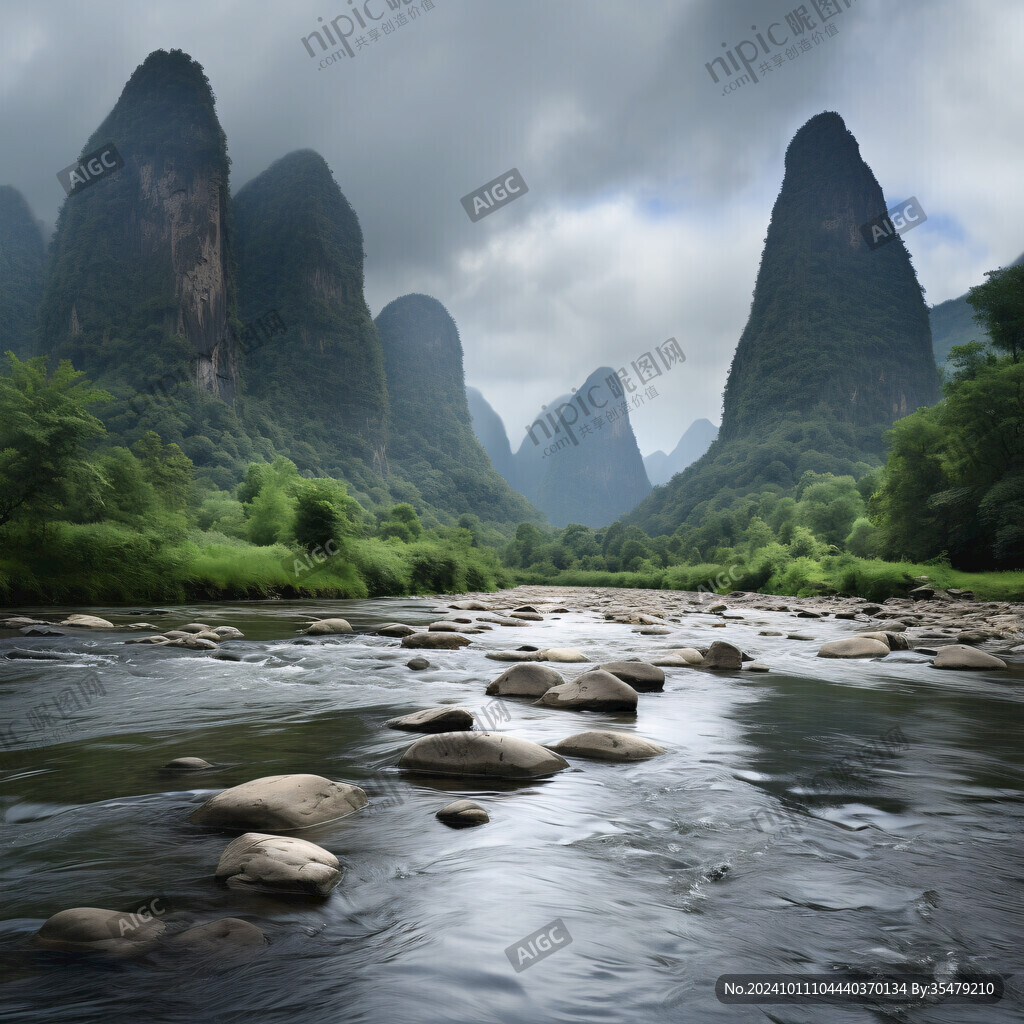 山水风光漓江风光
