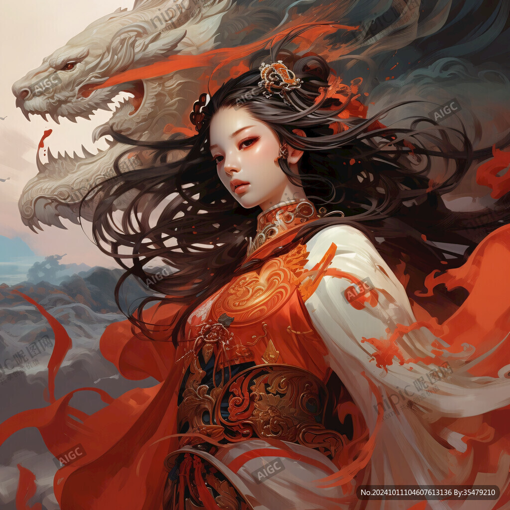 古风龙女ip