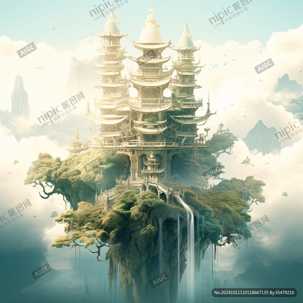 古风仙境天上宫阙