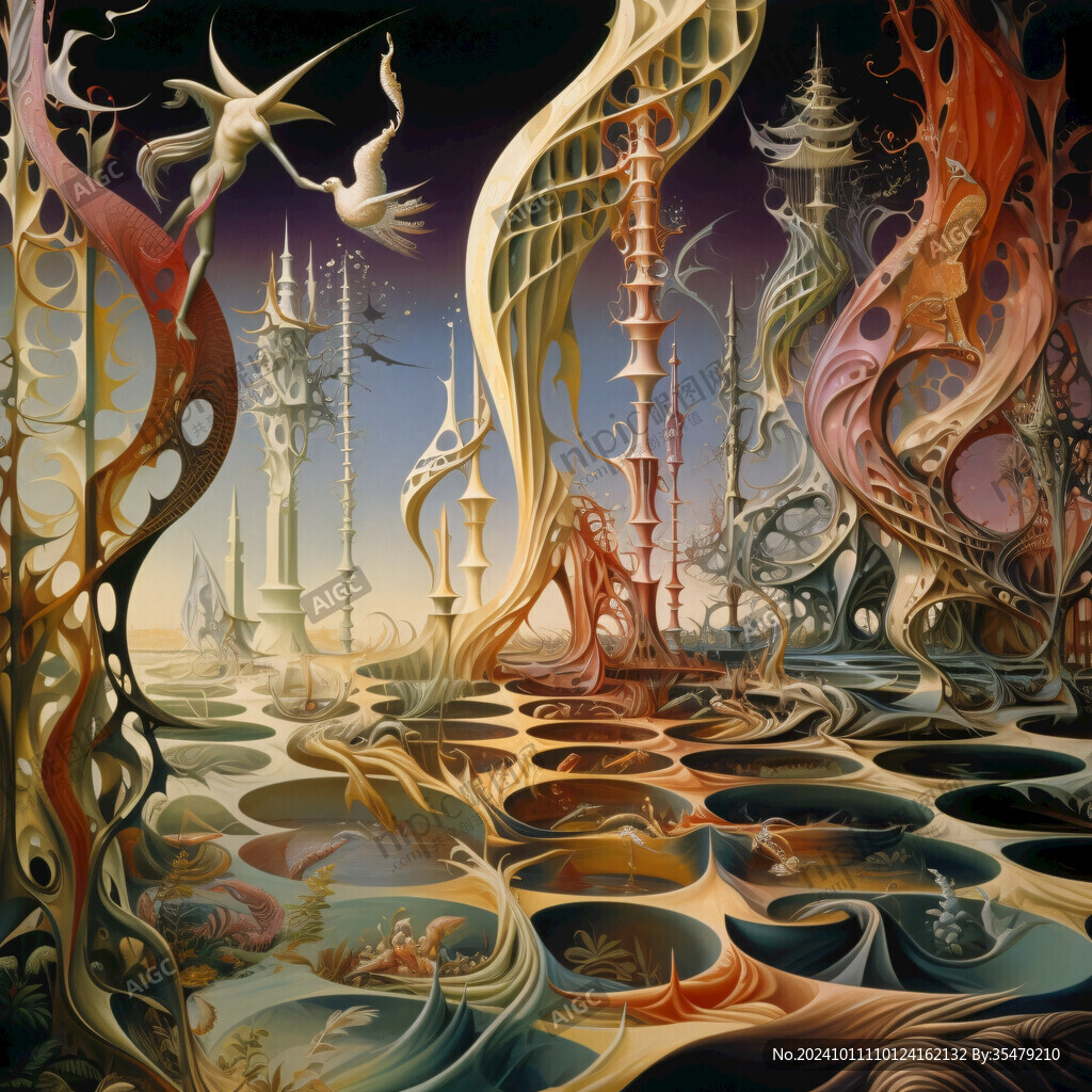 魔幻场景插画