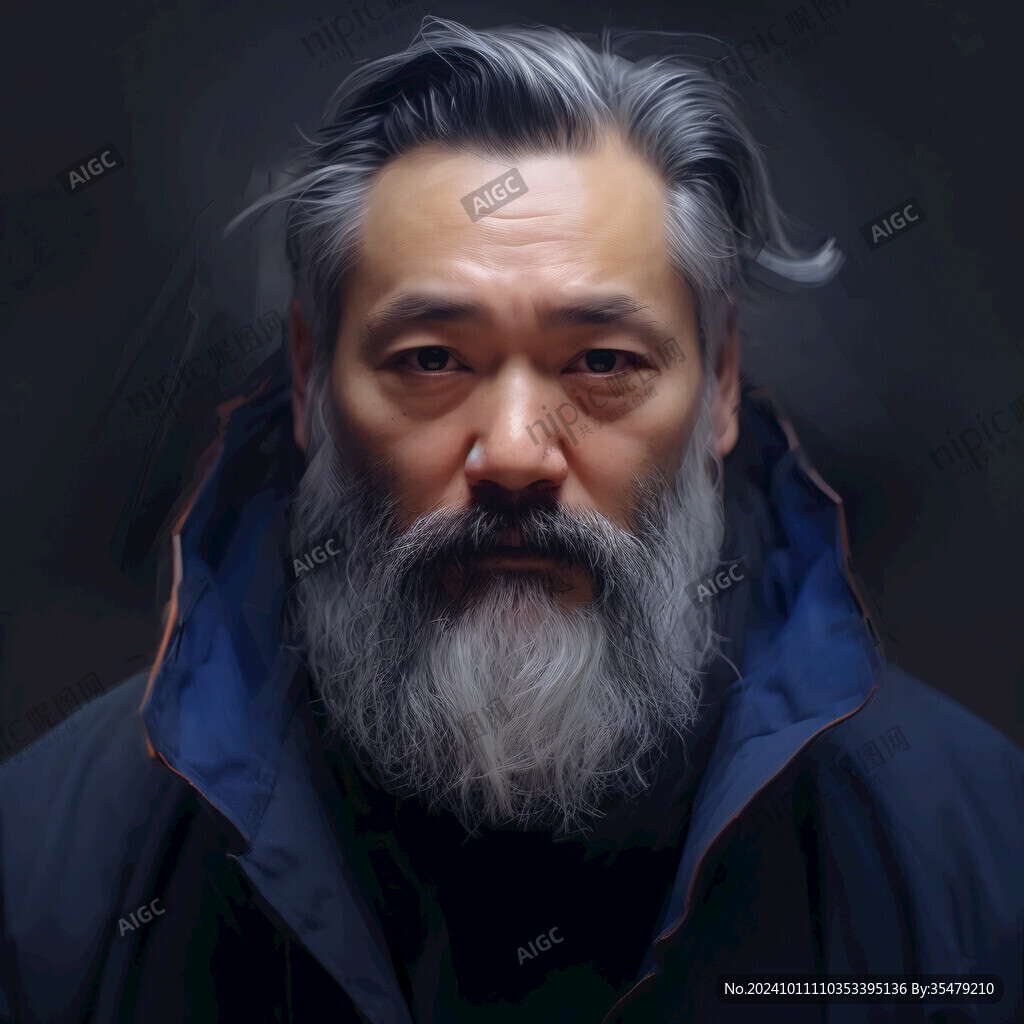 人物造型胡子昂