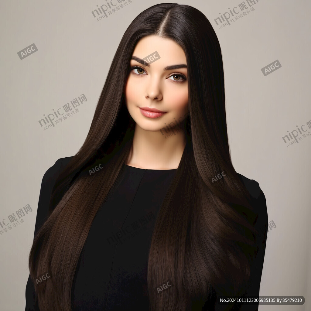 长发美女头像