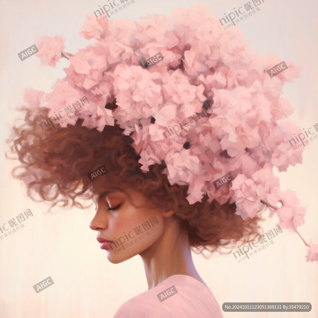 优美桃花造型