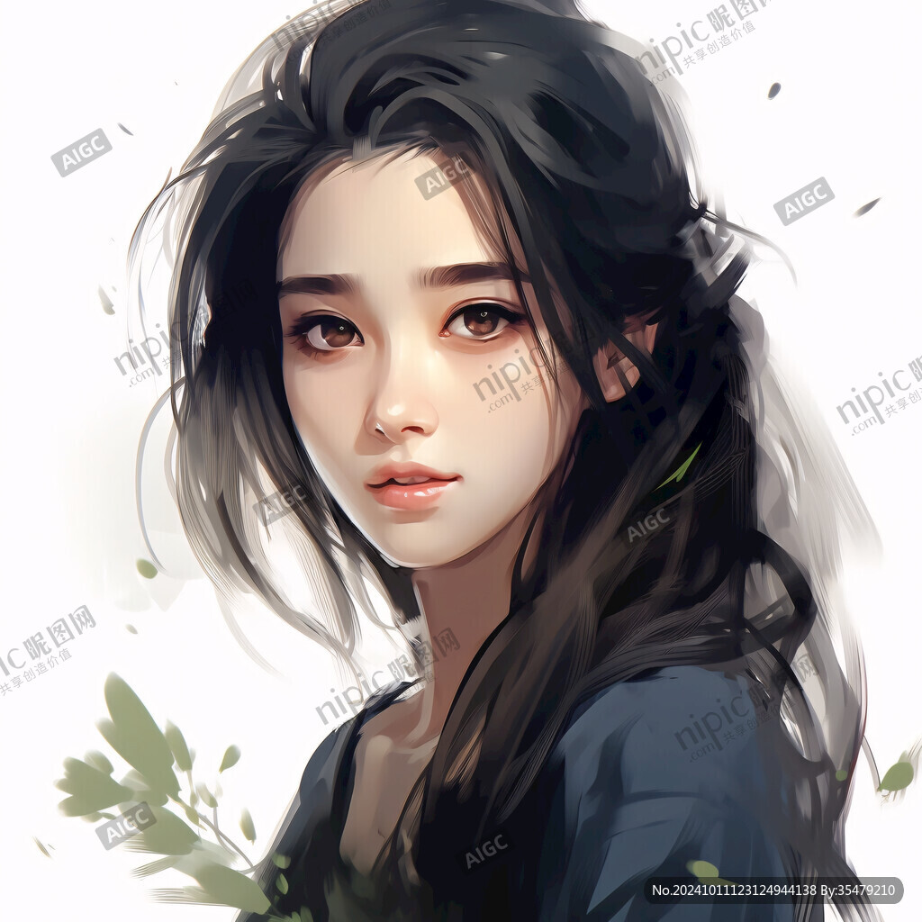 写实人物插画