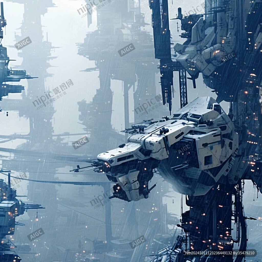 后现代机械科幻未来派