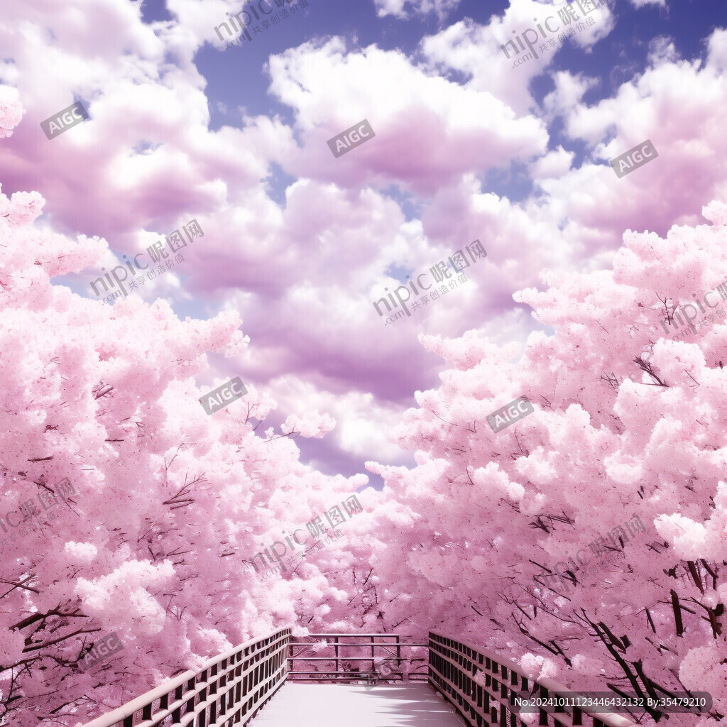 樱花舞台背景