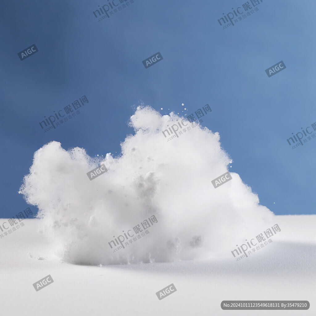 雪地雪包光影