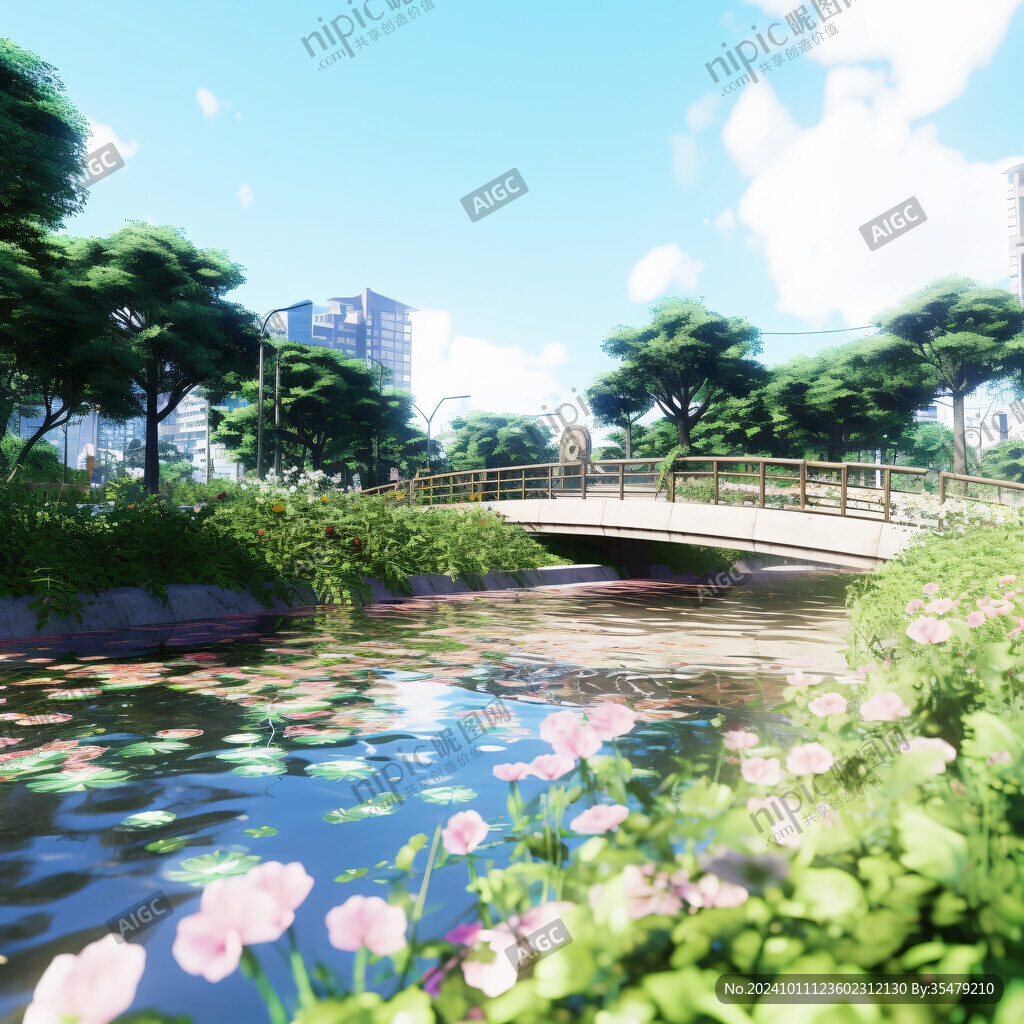 河道景观表现