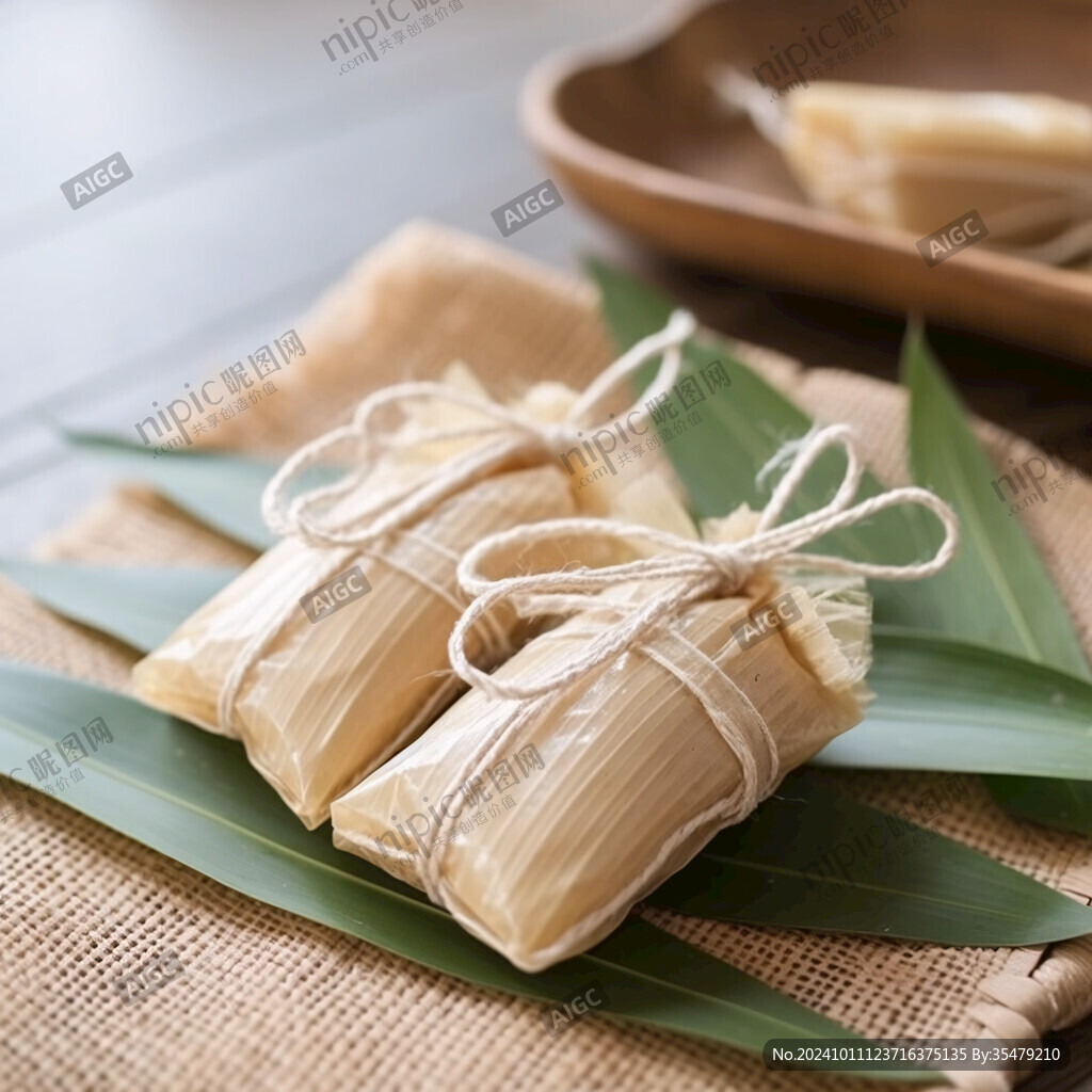 特色小吃竹叶黄粑