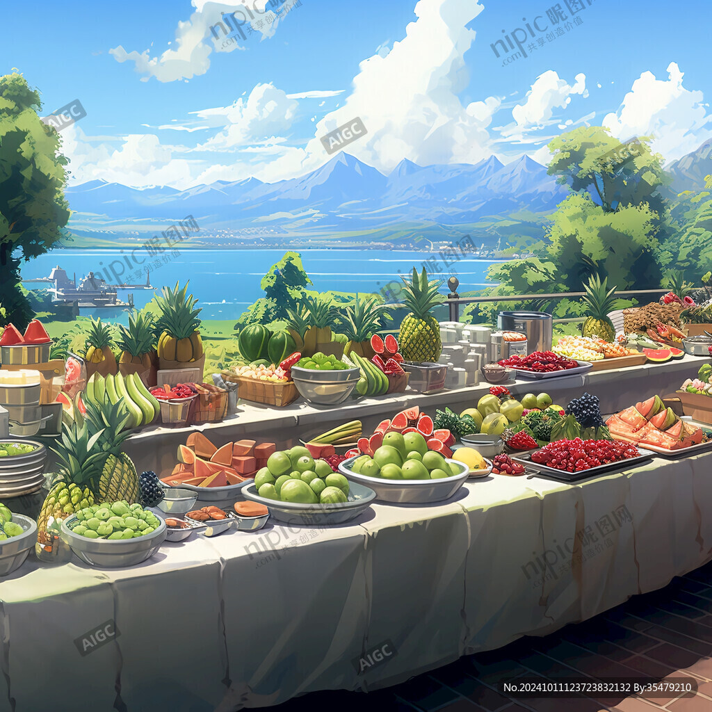 游戏插画水果