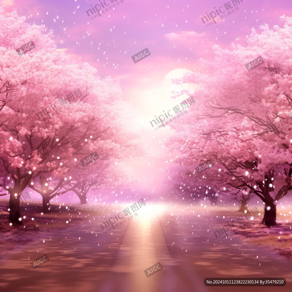 樱花舞台背景