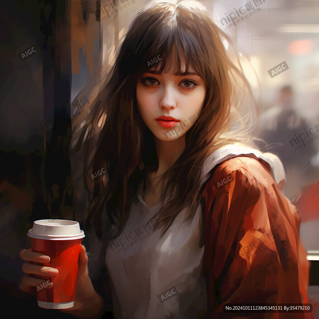 写实人物插画
