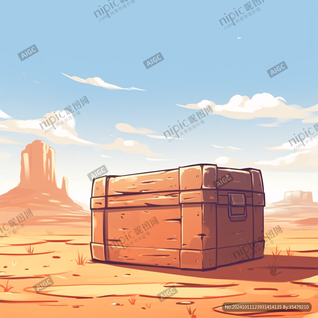行李箱插画