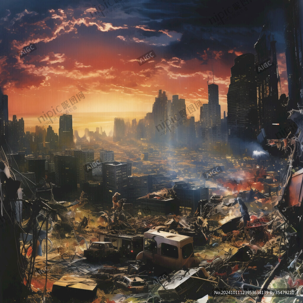 世界末日混乱场景