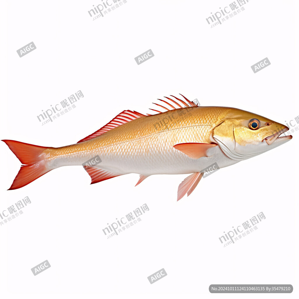 卡通写实红鲤鱼