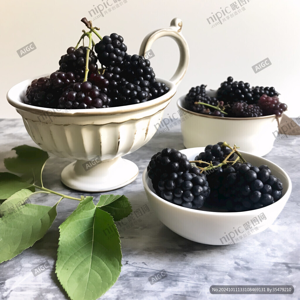 一碗桑葚陶瓷碗桑椹