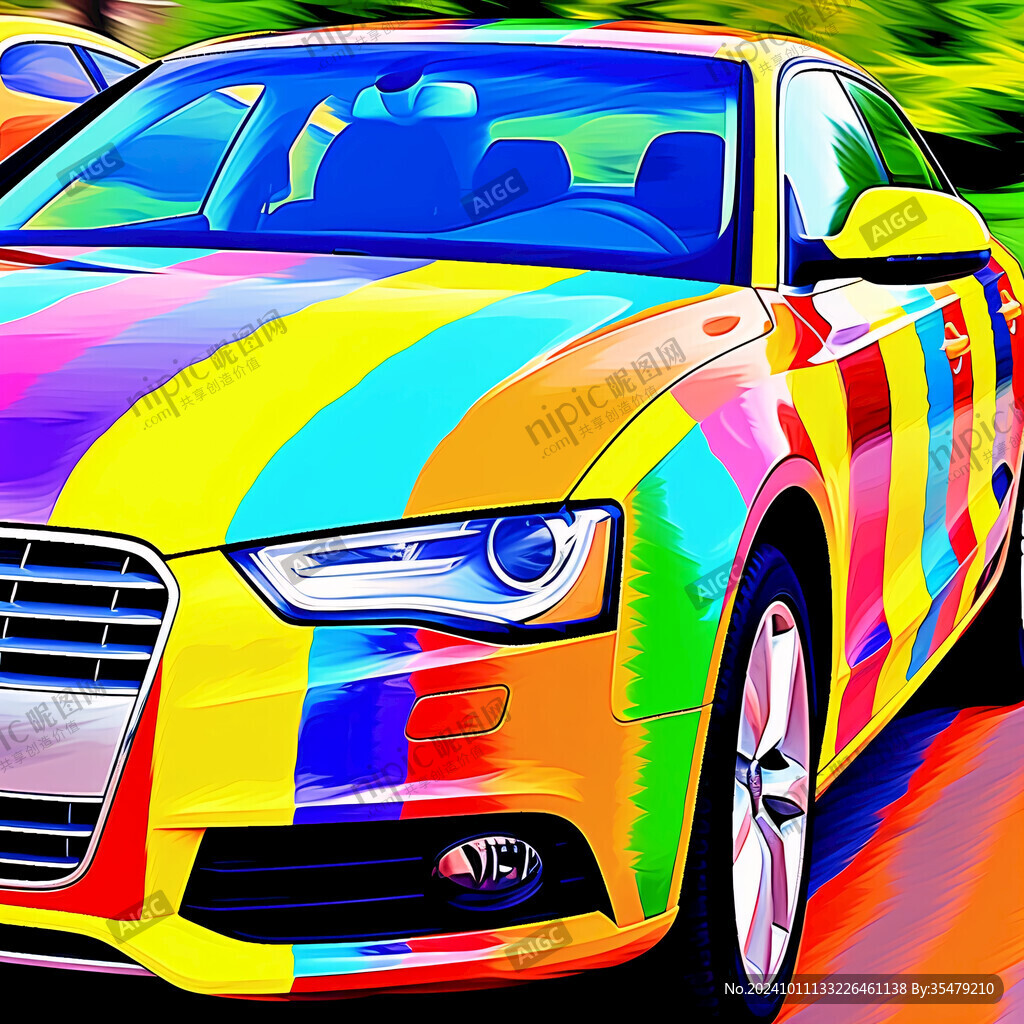 彩绘汽车