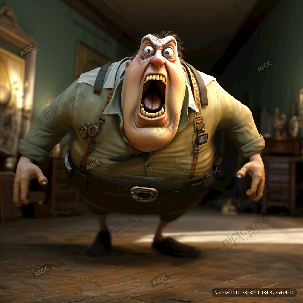 卡通写实漫画人物