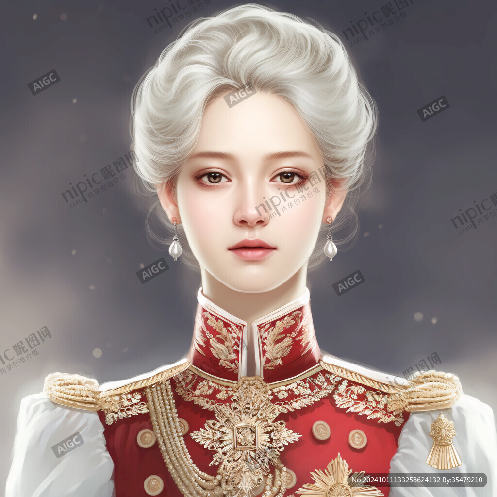 宫廷系列人物插画