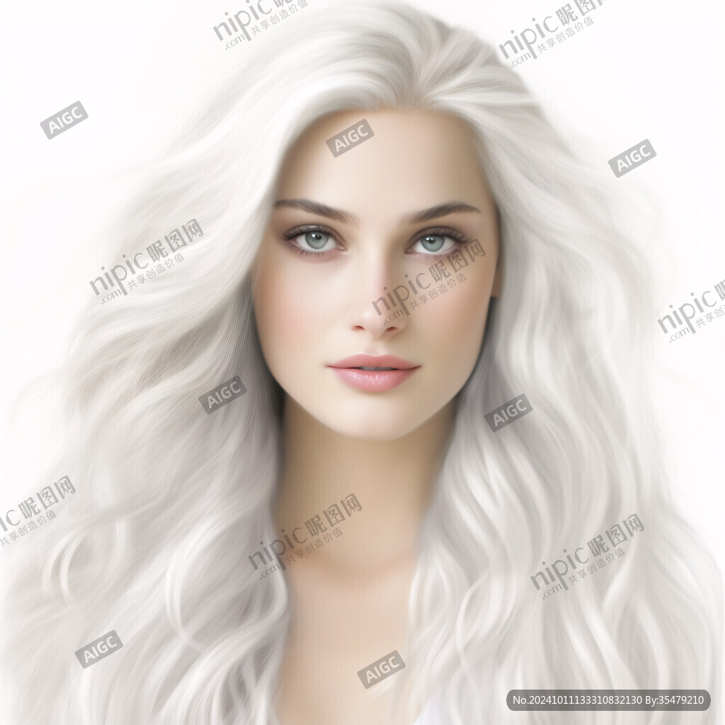 鼠绘美女插画