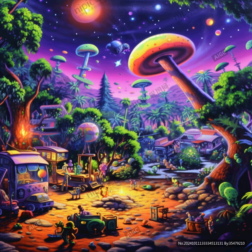 科幻立体画