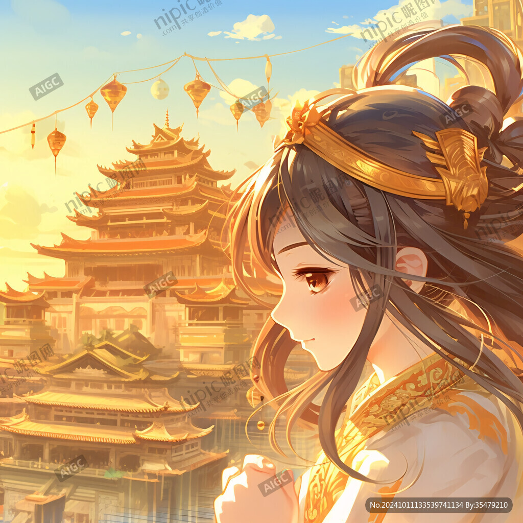 镇淮楼插画