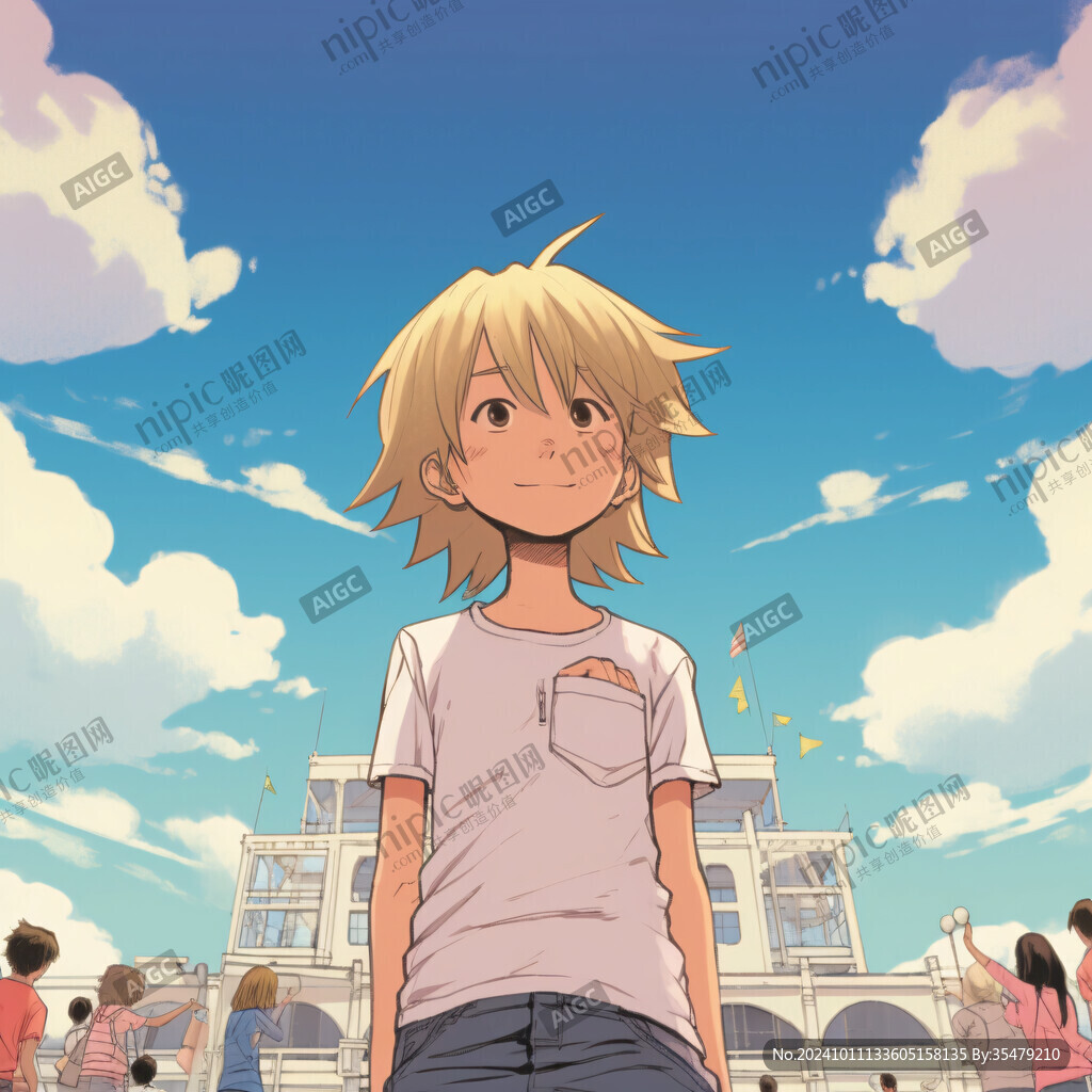 青春年少校园漫画人物