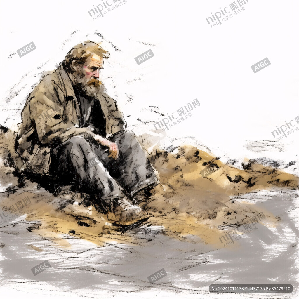 油人物插画