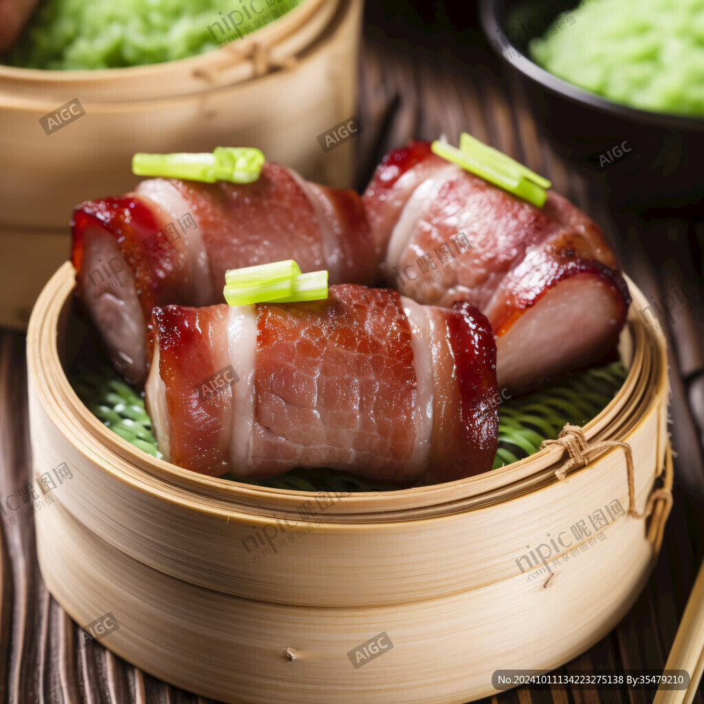 笼仔蒸腊味