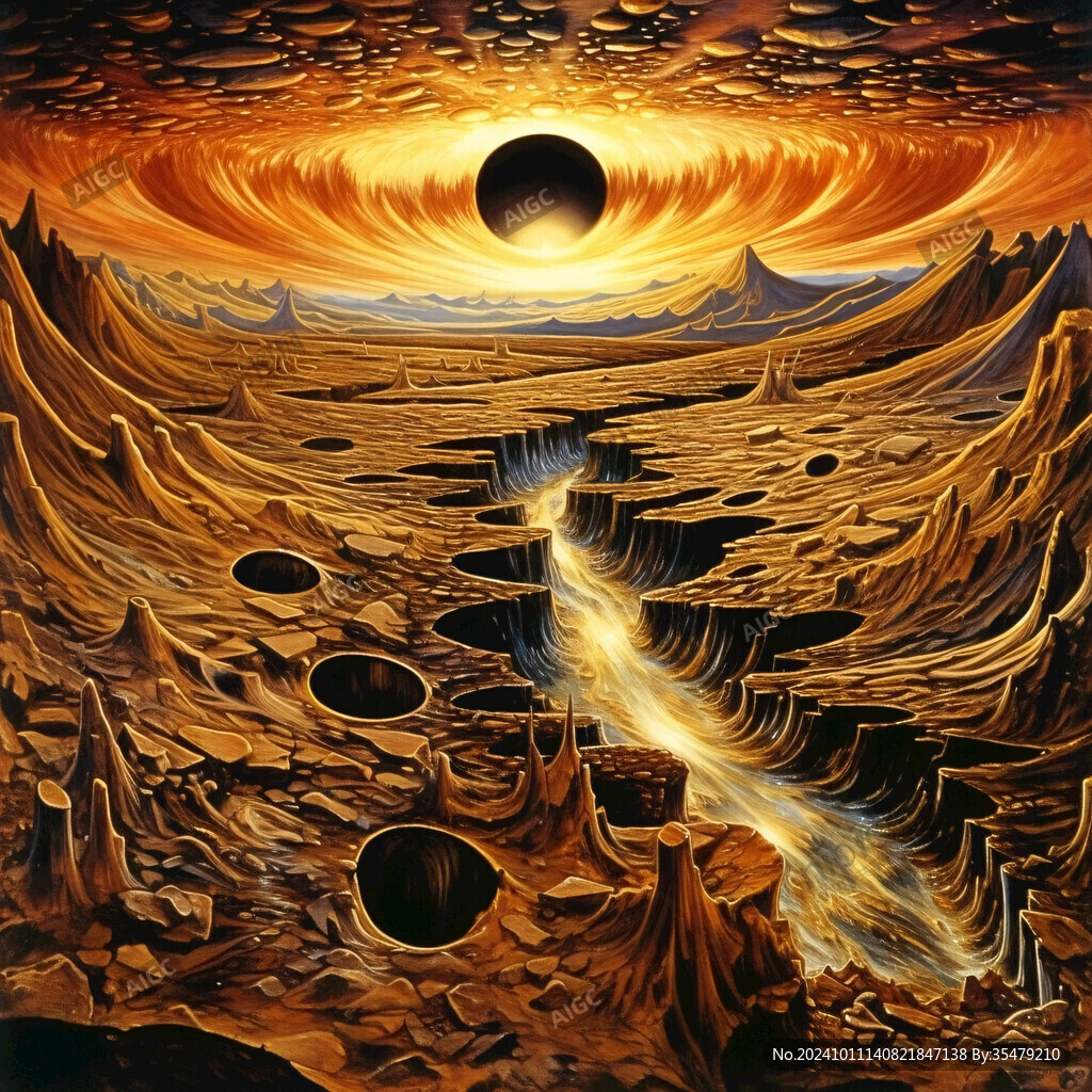 末日立体画
