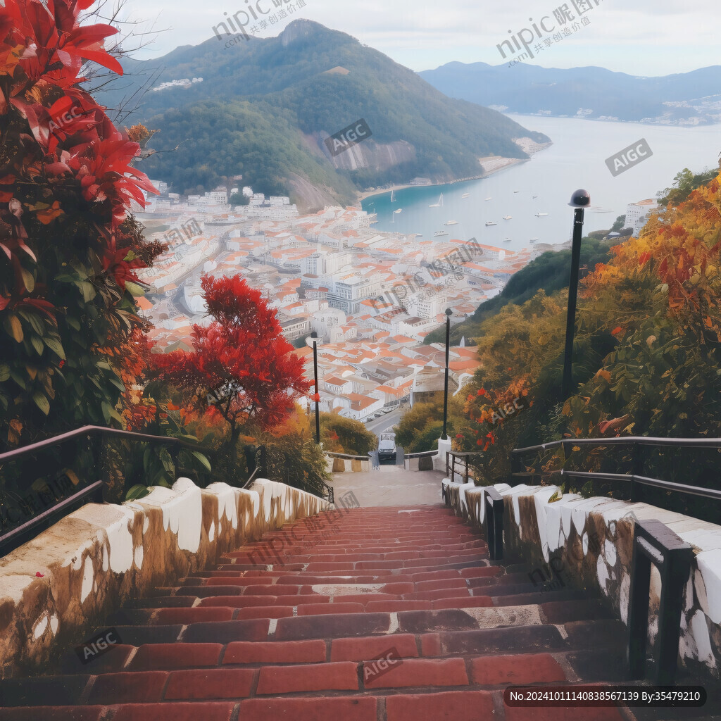 街道台阶山道
