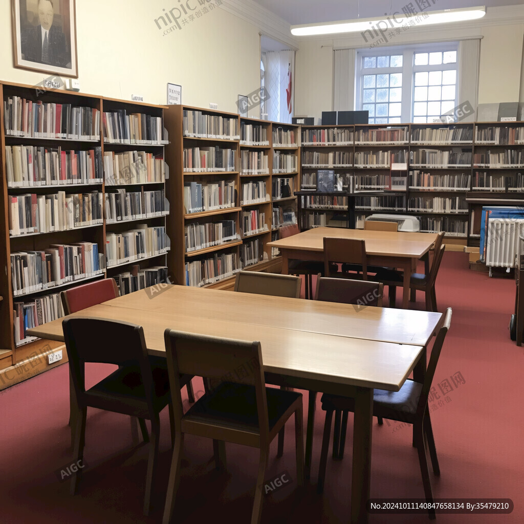 书桌木纹大学图书馆