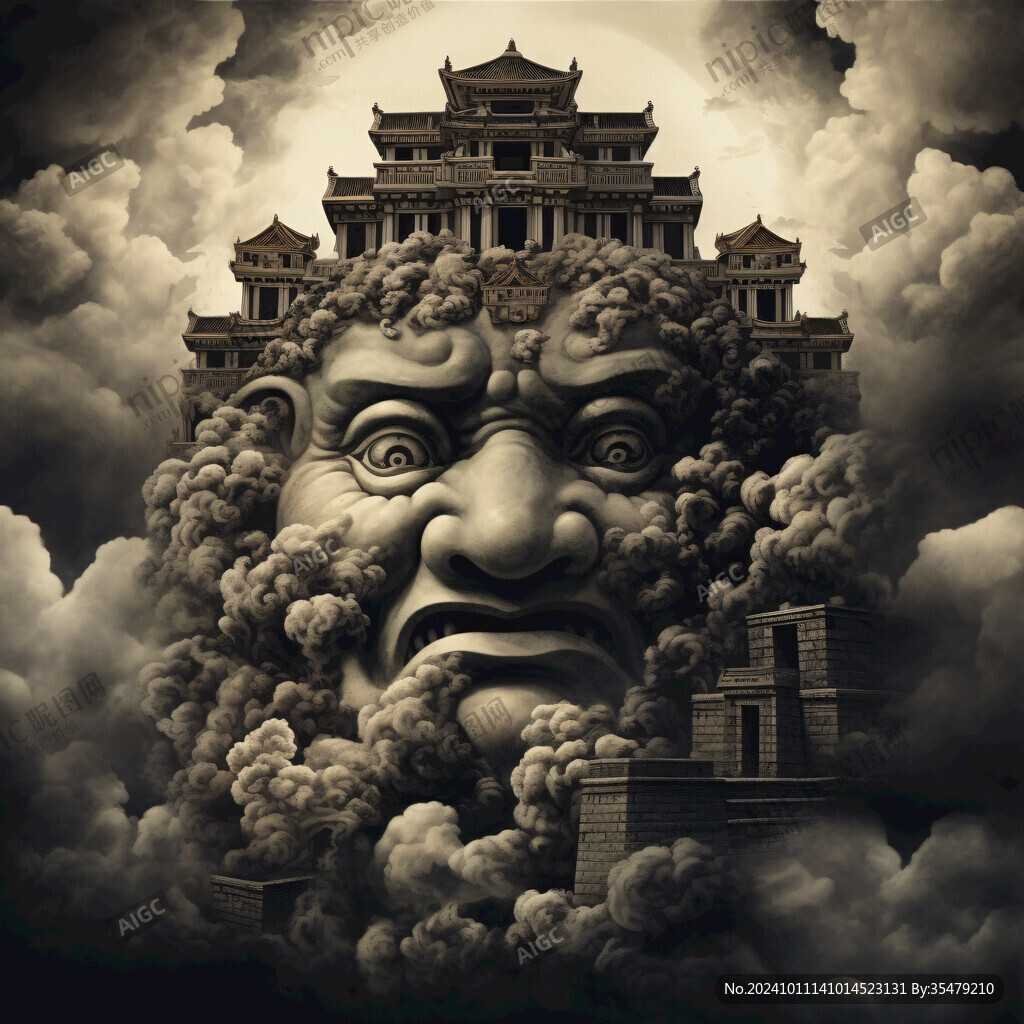 九天楼插画