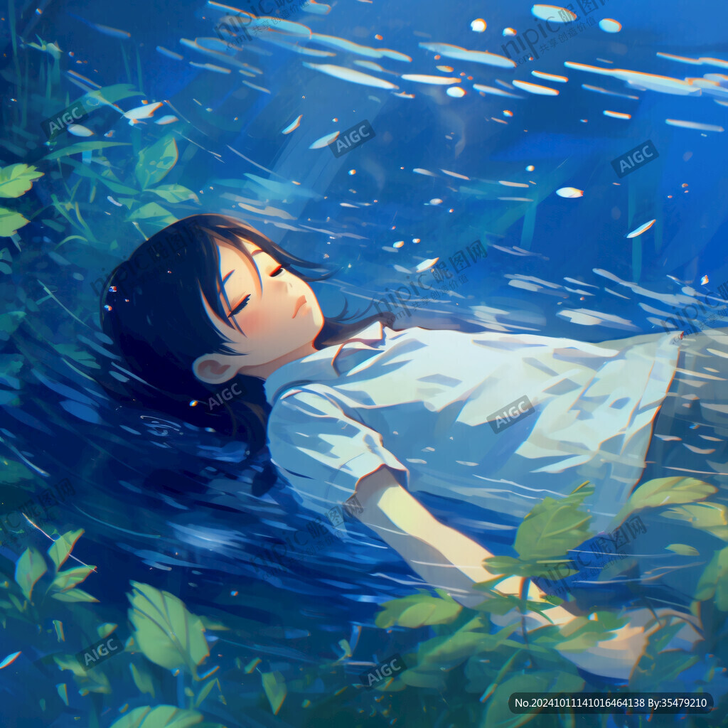 插画梦幻女孩