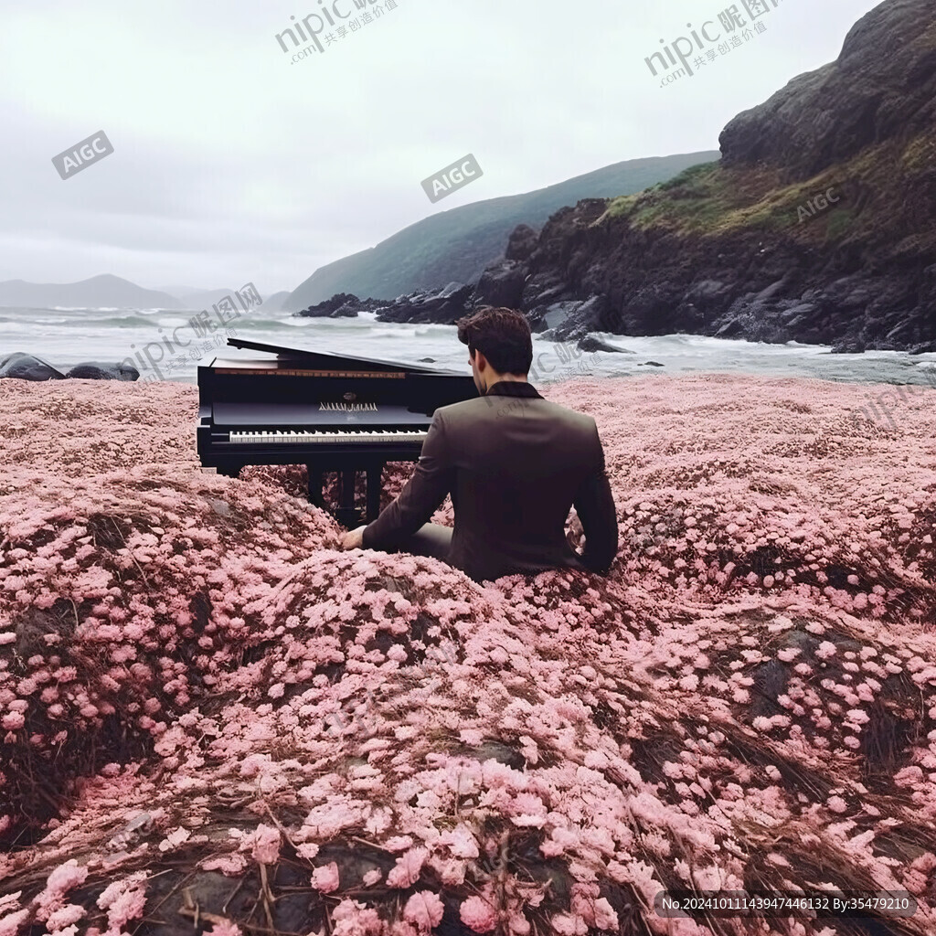 钢琴版弹钢琴钢琴广告