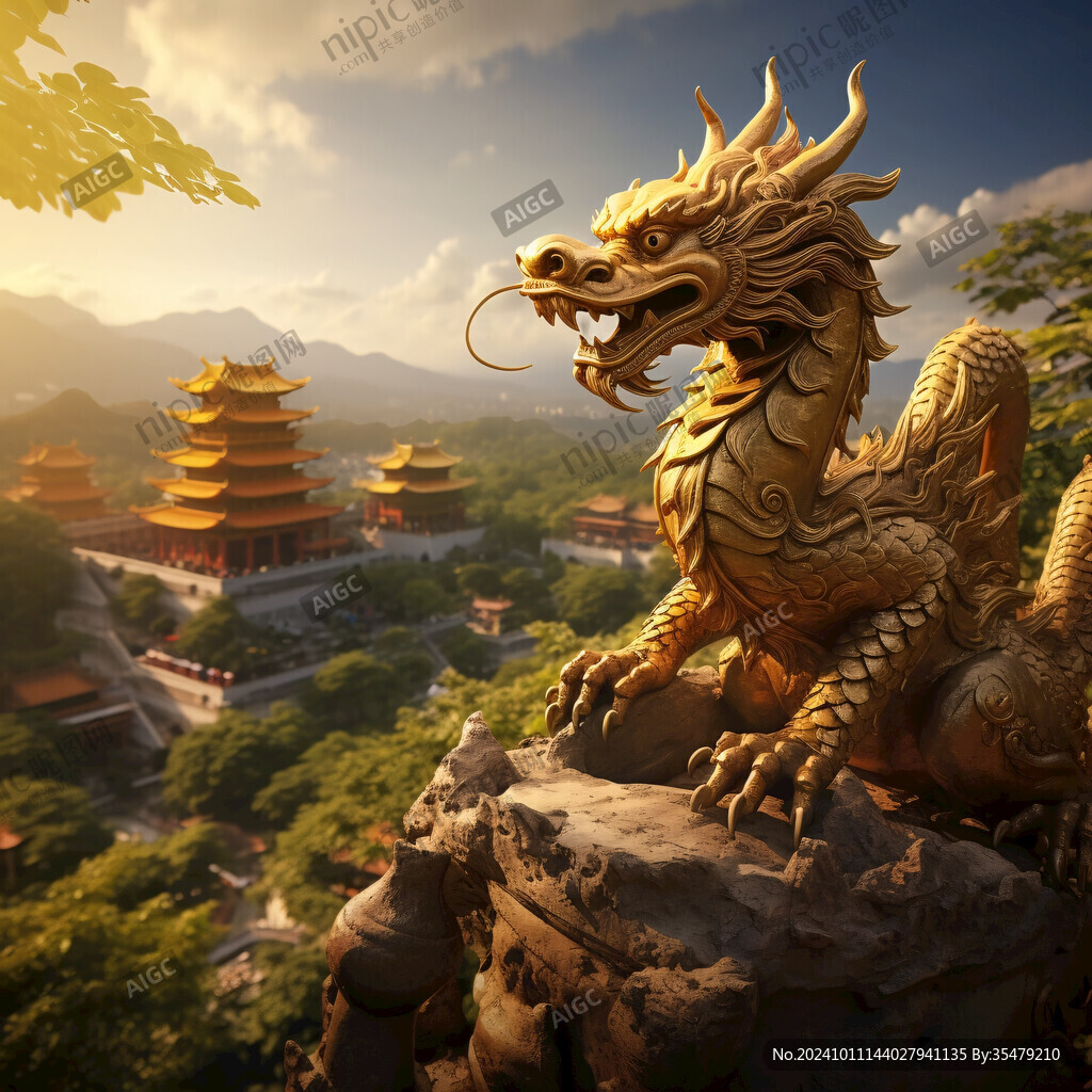古建筑中国龙