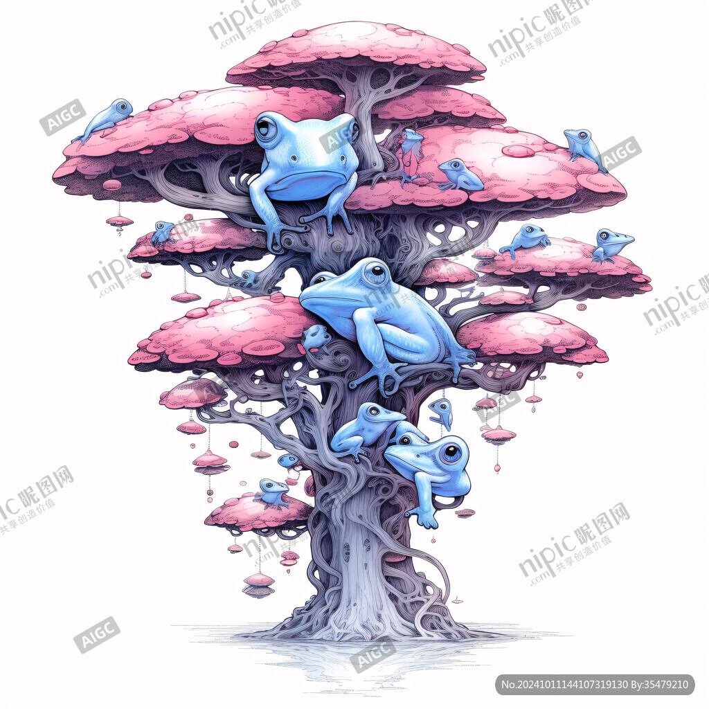 爱情鸟艺术树