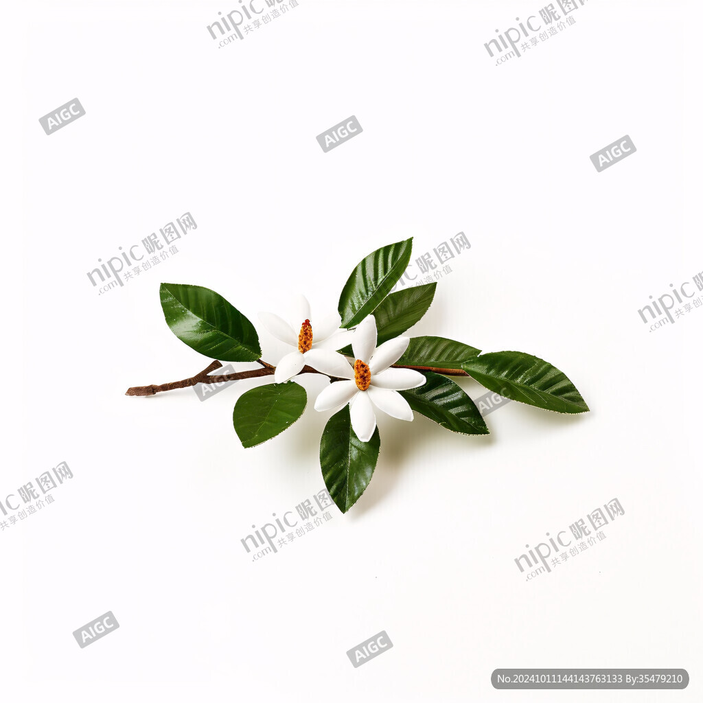 鸡蛋花树叶