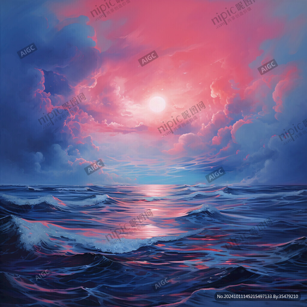 海洋流体画宇宙