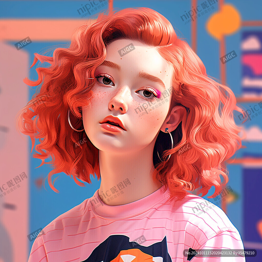 写实人物插画