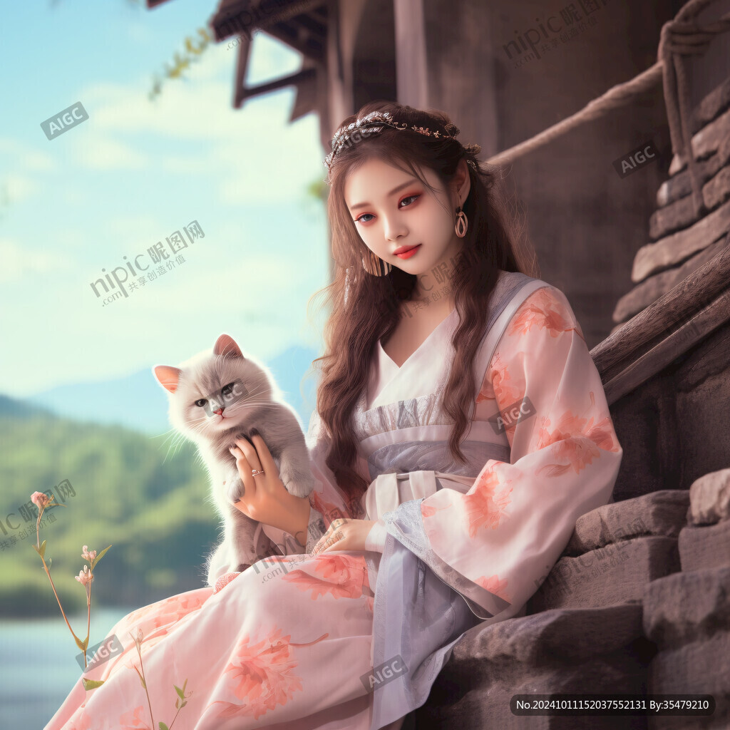 宫廷少女古装美女