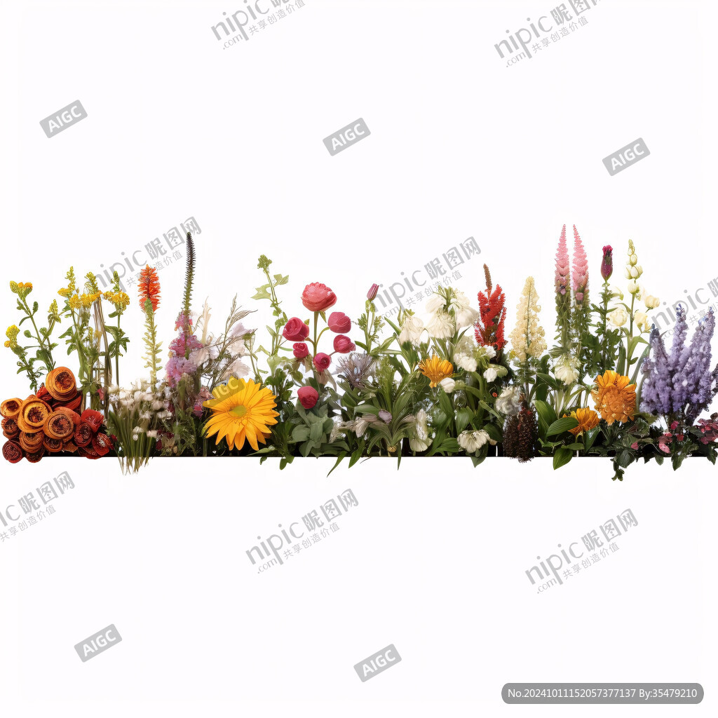 鲜花组合景观小品