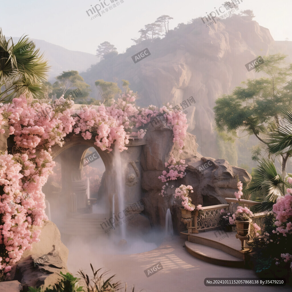 花果山假山