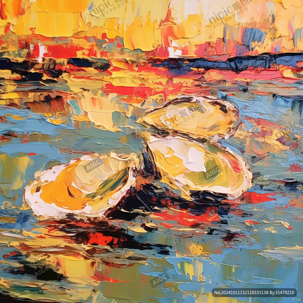 水纹液体抽象油画壁画