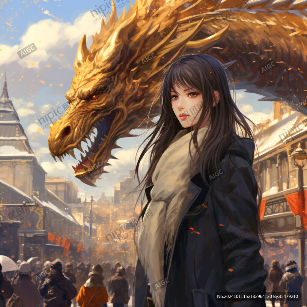 龙年国朝插画
