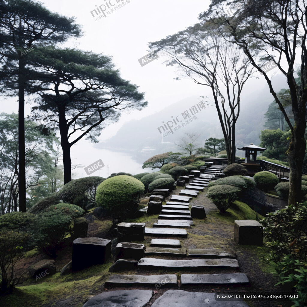 韩国园林造景