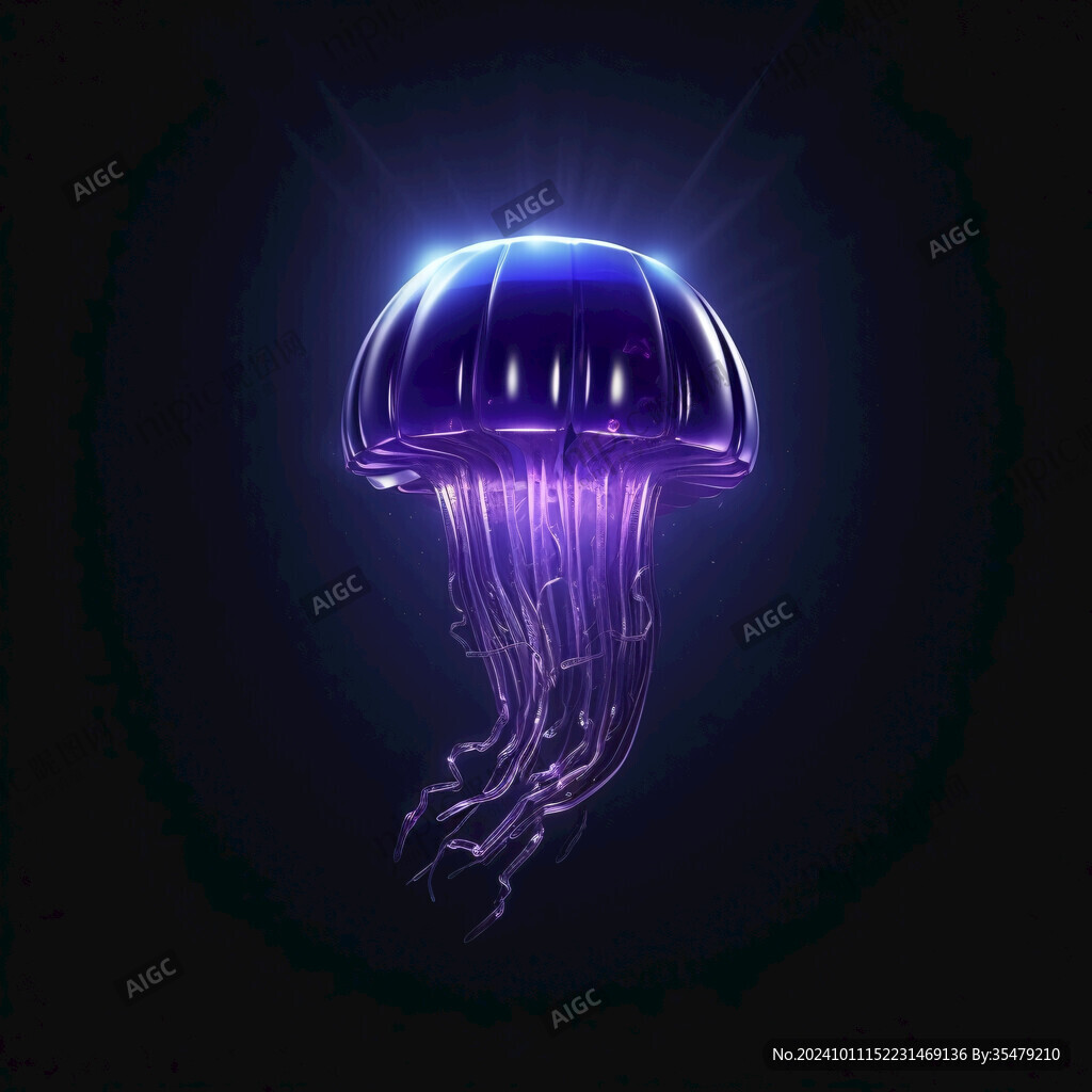 生物发光水母