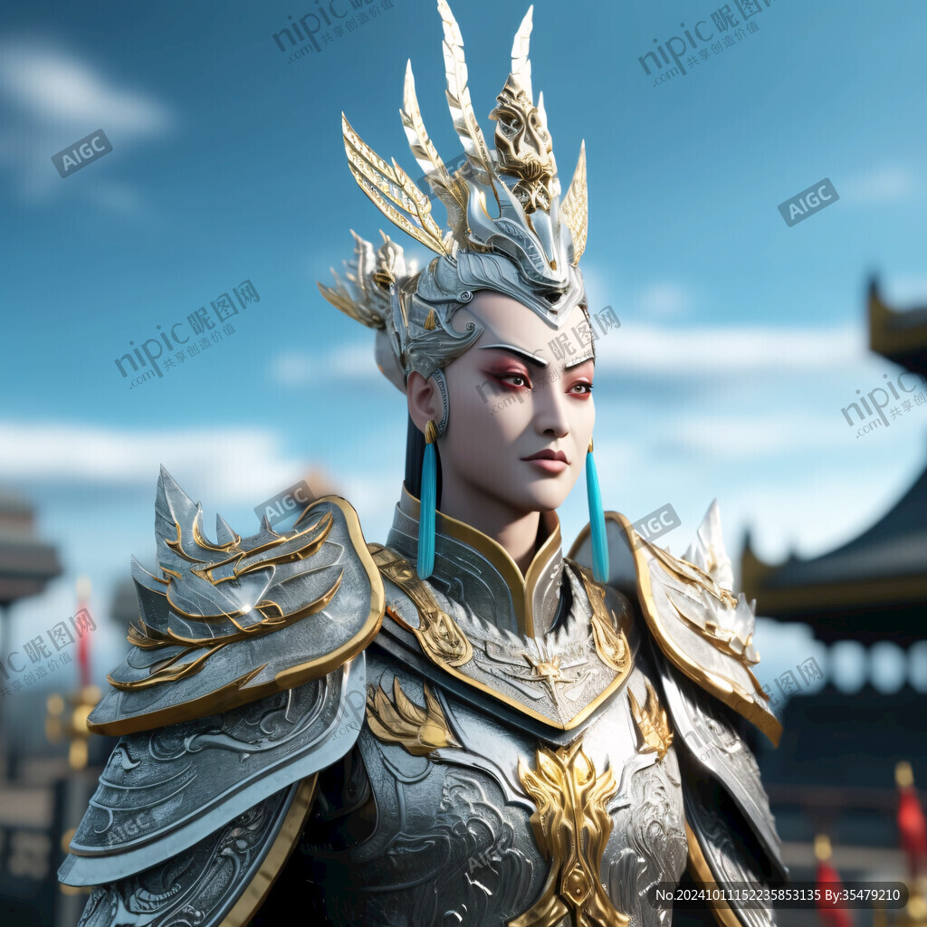 杨门女将雕塑