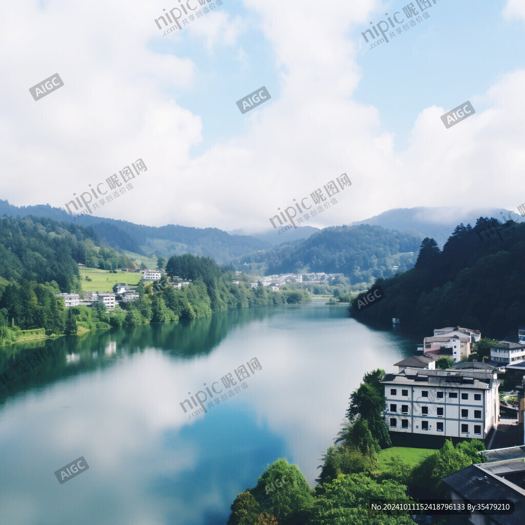 百崎湖畔