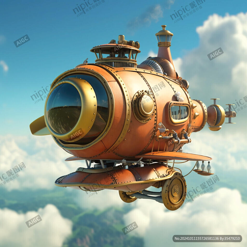 立体热气球宇宙飞船